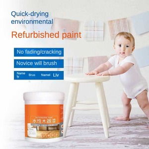 Nước dựa trên đồ nội thất refinishing lớp phủ cho nội thất và ngoại thất cửa gỗ phun gian hàng Tương thích thiết bị sơn - Product Image 4