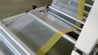 Máquina para fabricar bolsas de llenado de puerto de válvula de polvo completamente automática