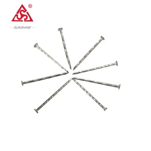 Clous en acier pour béton électrogalvanisés à tige spirale haute résistance pour la fixation de la maçonnerie murale - Product Image 4