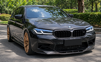 Lèvre avant style R-KP en fibre de carbone véritable pour pare-chocs avant BMW M5 F90 LCI