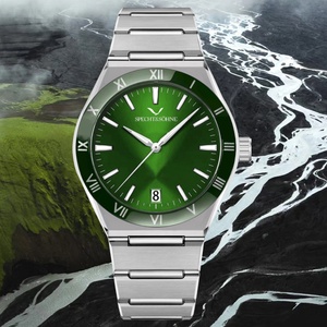 Hot Selling Fashionable Men's Quartz <b>Watch</b> With Stainless Steel Dial Sapphire Crystal Mirror 50 Meter Waterproof - Product Image 3
