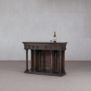 Tavolo Console in Legno Massello Serie Raphael, Stile Piedistallo Antico per Soggiorno o Hotel, Arredamento per la Casa - Product Image 3