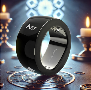 แหวนสแตนเลสสตีลทนทาน รุ่น Zikr Ring SQ668 สมาร์ททัสบีฮ์ พร้อมหน้าจอ OLED แสดงเวลาละหมาด 5 เวลา พร้อมระบบแจ้งเตือนการสั่นสะเทือน แหวนอิทัสบีฮ์ - Product Image 2