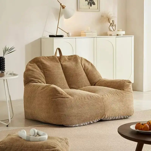 Commande d'échantillon de canapé en tissu microfibre gris foncé fait main pour Airbnb, emballé sous vide, pour l'achat à l'étranger - Product Image 4