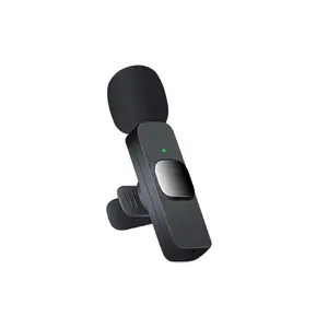 2024 Portable stéréo enregistrement en direct Radio K8 2.4ghz sans fil Lavalier Microphone micro revers Microphone bande C pour système Android