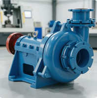 Pompa per fanghi elettrica ad alta efficienza per l'edilizia, ad alta pressione, con assorbimento delle vibrazioni, a stadio singolo, struttura orizzontale