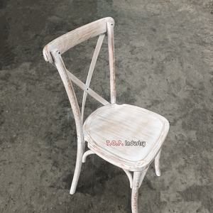 ठोस ओक प्राचीन Crossback खेत कुर्सी - Product Image 2