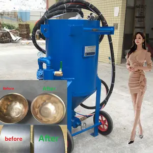 Portable Automatic Sanlasting Machines Derusting Shot Blasting Machine Wet Water Sanlaster Mini Sanlast