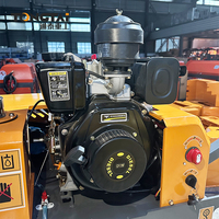 Compacteur routier à double tambour de 500 kg, moteur Changfa, compresseur vibrant, alimenté au diesel, pompe à moteur haute efficacité, modèle performant