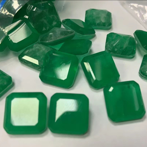 <span class=keywords><strong>Piedra</strong></span> preciosa suelta personalizada, grieta de hielo, <span class=keywords><strong>piedra</strong></span> de fusión de cuarzo, Esmeralda, cristal sintético, <span class=keywords><strong>piedra</strong></span> de fusión sintética - Product Image 4