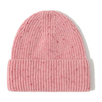 Bonnet de luxe 100% laine haute qualité broderie personnalisée Logo manchette unisexe chapeaux d'hiver toques pour femmes