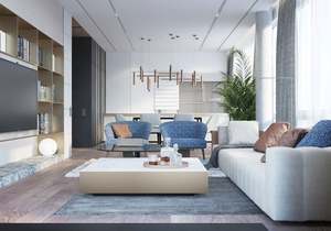 Supdesigner - Rendu 3D résidentiel - Design d'intérieur - Villa de luxe - Service de rendu 3D personnalisé moderne - Design d'intérieur - Product Image 2