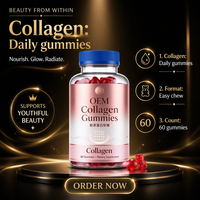 Gummies au collagène, vinaigre de cidre de pomme, B12, gummies nutritionnels pour adultes