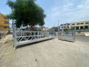 <span class=keywords><strong>Platform</strong></span> kerja dengan suspender, sertifikat <span class=keywords><strong>CE</strong></span> kinerja tinggi mengayun berwajah baja - Product Image 4