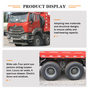 中国重汽豪沃NX 8X4 400HP新型欧<span class=keywords><strong>2</strong></span>柴油重型自卸车，带左转向右舵驾驶摄像机，用于建筑销售 - Product Image 6