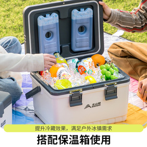 North Mountain Wolf Reusable Ice Pack Medium Durable Cooling For Food Storage - Product Image 5