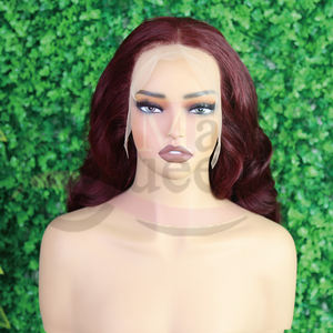 骨直越南假发生印度秘鲁瑞士蕾丝闭合前长波99J彩色蕾丝透明 - Product Image 2