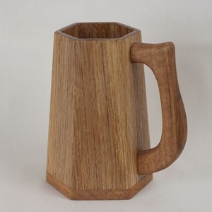 Tasse à café en bois massif rustique de qualité supérieure, faite à la main, naturelle, pour la cuisine, le camping, l'extérieur, en vente - Product Image 3