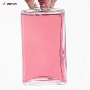 Botella <span class=keywords><strong>de</strong></span> Vidrio Cuadrada Pequeña <span class=keywords><strong>de</strong></span> Cuello Corto para Whisky y <span class=keywords><strong>Vodka</strong></span>, Diseño Nuevo, Envase <span class=keywords><strong>de</strong></span> Vidrio <span class=keywords><strong>de</strong></span> Alta Gama para Brandy y <span class=keywords><strong>Vodka</strong></span>, Botella Vacía Transparente - Product Image 3