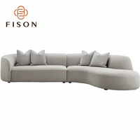Canapé d'angle moderne en tissu cachemire, design simple, style nordique de luxe, pour salon, mobilier de maison