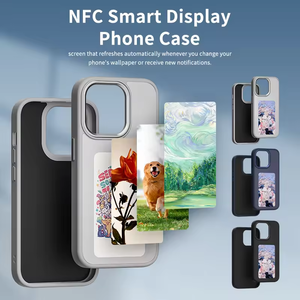 Custodia per <span class=keywords><strong>telefono</strong></span> NFC E-ink Display Design Case per iPhone 14 15 max DIY <span class=keywords><strong>Cover</strong></span> posteriore per <span class=keywords><strong>telefono</strong></span> con immagine personalizzabile - Product Image 4
