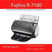 Escáner de Documentos a Color Fujitsu Fi-7180 USB Automático, Tamaño Pasaporte, Escaneo a Doble Cara de Alta Velocidad, CMOS, Profundidad de Color de 24 Bits