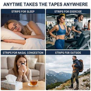 Tiras Nasales Breath Easy, Alivian la Congestión Nasal por Resfriado y <span class=keywords><strong>Alergia</strong></span> - Product Image 6