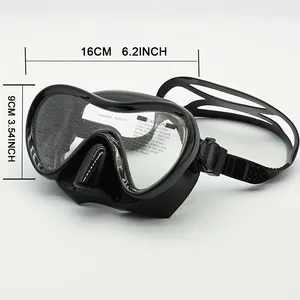 OEM 전문 실리콘 스쿠버 다이빙 마스크 김서림 방지 강화 유리 호흡 튜브 스노클링 고글 세트 장비 - Product Image 6