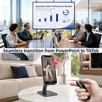 Télécommande de présentation sans fil Air Mouse 5.3 avec pavé tactile et pointeur laser, rechargeable Type-C pour réunions d'affaires et ordinateurs portables