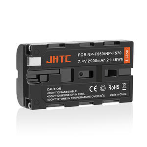 JHTC 2900mAh NP-F550 액체 배터리 (NP-F970, F750, F550, <span class=keywords><strong>Yongnuo</strong></span> YN300III, YN360III, Godox LED 비디오 라이트 모니터용) - Product Image 3
