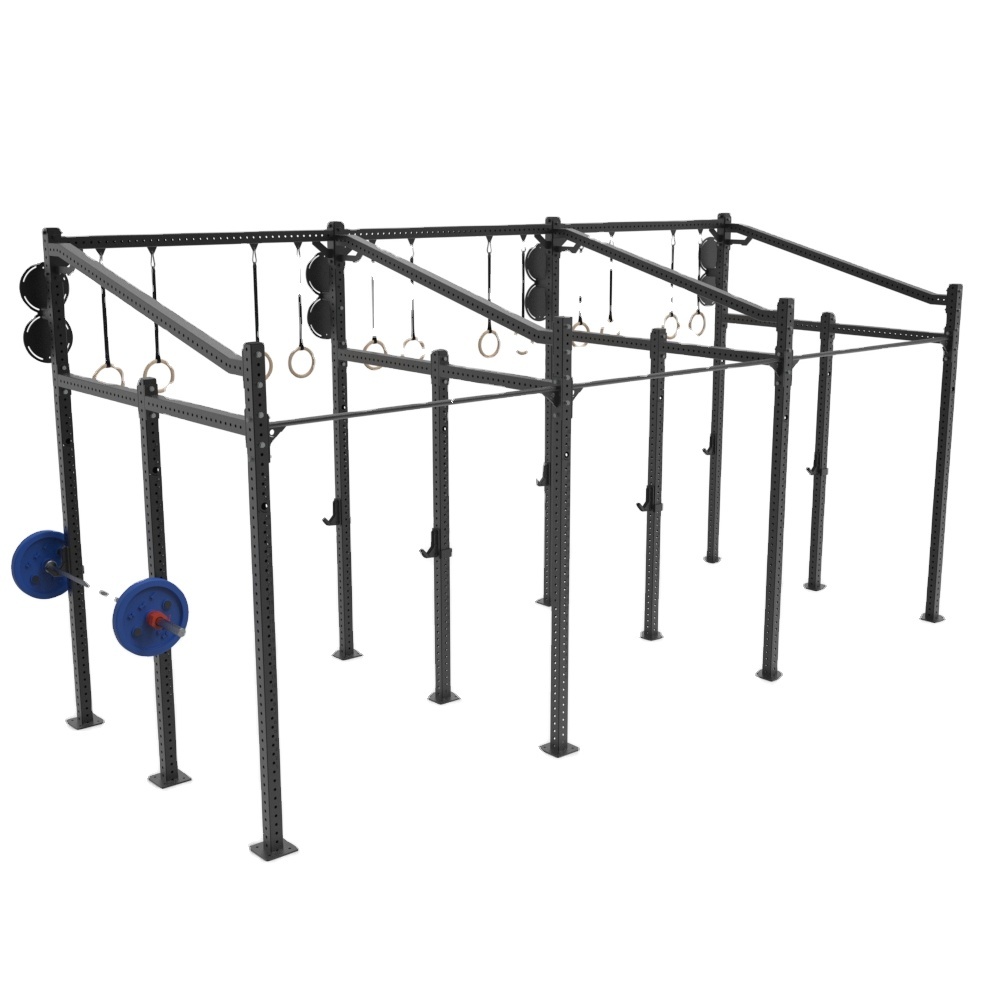 Housse De Protection Pour Rack à Squat - Noir, Dimensions 102x107x163 Cm - Tissu Oxford Imperméable, Neuf