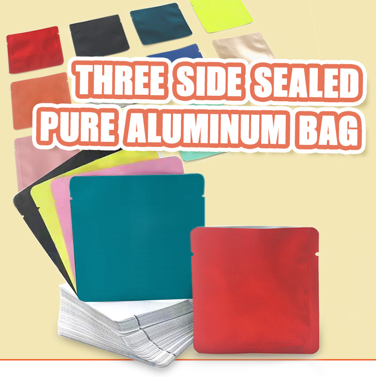 500Ppcs Packaging Printing Mylar Bags For Black Green Tea Heat Seal Pouches