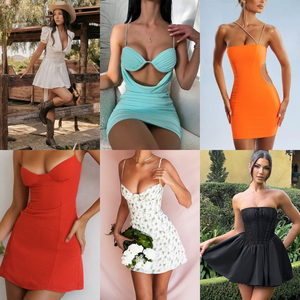 Fardos de Vestidos de Moda, Nueva Colección de Ropa <span class=keywords><strong>al</strong></span> por Mayor, Envío Aleatorio, Fardos de Vestidos para Mujer, Ropa Mujer - Product Image 4