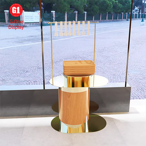 Vitrine de comptoir de bar de café moderne et créative avec éclairage LED pour les boulangeries avec un design écologique - Product Image 3