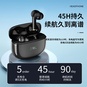 ENC Tiếng Ồn Hủy Bỏ X3 TWS Mini Tai Nghe Không Dây Audifonos Màu Xanh Răng 5.3 Trắng Đen Cho iPhone - Product Image 4