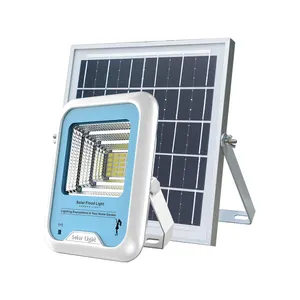 50W 100W 150W 200W Solar betriebene Straßen flutlichter Außen lampe Dämmerung bis zum Morgengrauen IP67 Wasserdichtes Licht mit Fernbedienung