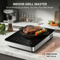 Cuisinière électrique en céramique 2200W, portable, à brûleur unique, infrarouge, pour barbecue et ragoût – Prix usine de gros