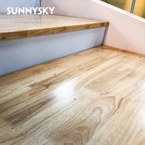 Piso de escalera portátil, escaleras de nogal, escalones de madera, elevador de madera flotante para el hogar, estructura de acero moderna, madera maciza para interiores, 25-35 días - Product Image 6