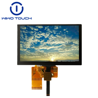 Écran tactile capacitif de 5 pouces avec écran LCD FT7311 6H, verre non conducteur, RoHS, pour équipement industriel