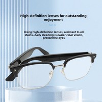 Nouvelle mode GS13 lunettes intelligentes BLE5.4 connectivité IPX-6 étanche AI reconnaissance vocale pliable traduction 1080P FHD double