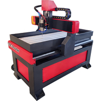 Machine CNC publicitaire, mini routeur CNC 6090, machine de découpe d'aluminium et de sculpture sur bois à trois axes