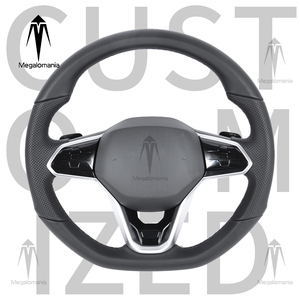 Nuevo <span class=keywords><strong>Volante</strong></span> de Cuero Completo <span class=keywords><strong>Original</strong></span> Mejorado para Volkswagen Mk6 <span class=keywords><strong>Mk7</strong></span> Mk8 <span class=keywords><strong>gti</strong></span> Gtr Golf R-Line R CC POLO PASSAT JETTA GTD MK5 - Product Image 1