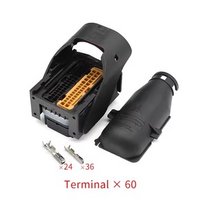 Carcasa ECU de 154 pines Cable a placa PCB Caja de aluminio Panel de controlador a bordo de coche Conector de placa de circuito <span class=keywords><strong>Housin</strong></span> 284617-1 - Product Image 1