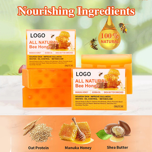Jabón Facial Natural de Miel de Manuka, Barra Hidratante Iluminadora de Limpieza Suave <span class=keywords><strong>para</strong></span> Todo Tipo de Piel, Jabón de Miel de Abeja - Product Image 3