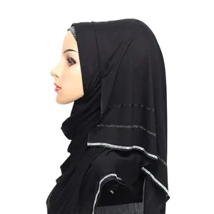 Nouvelle qualité supérieure écharpe islamique hijab instantané coton femmes musulmanes dubaï hijab