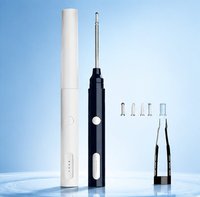 Pince à épiler visuelle V20 pour le nettoyage des oreilles, adaptée aux enfants, sûre, avec éclairage LED, technologie endoscopique, caméra 10MP