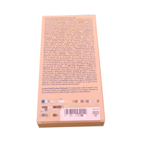 Boîte en papier personnalisée de qualité supérieure, écologique, avec fenêtre en PVC, emballage cosmétique vide pour faux cils en grappe