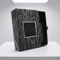 Échantillon gratuit de boîte d'emballage de cadeau de parfum de luxe personnalisé en feuille d'or d'huile essentielle boîte-cadeau à tiroir carré