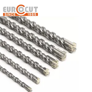 EUROCUT 8mm 10mm 12mm 14mm SDS PLUS Carbide Cross Tip Electric Hammer Masonry Drill Bit