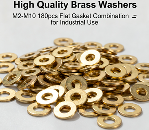 हॉट सेलिंग पीतल गैसकेट फ्लैट वॉशर M2-M10 कॉम्बिनेशन स्पेयर 180 टुकड़े प्रति बॉक्स बड़ी मात्रा में छूट मूल्य - Product Image 4